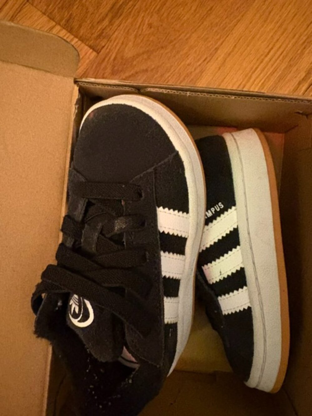 Adidas Kids Black Sneakers Size 9K